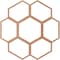 Ekena Millwork Florin Wood Fretwork Pierced Ceiling Medallion, Cherry, 20"OD x 8 1/2"ID x 1/4"T CMWP20X20X0250FOCH - alternate 2